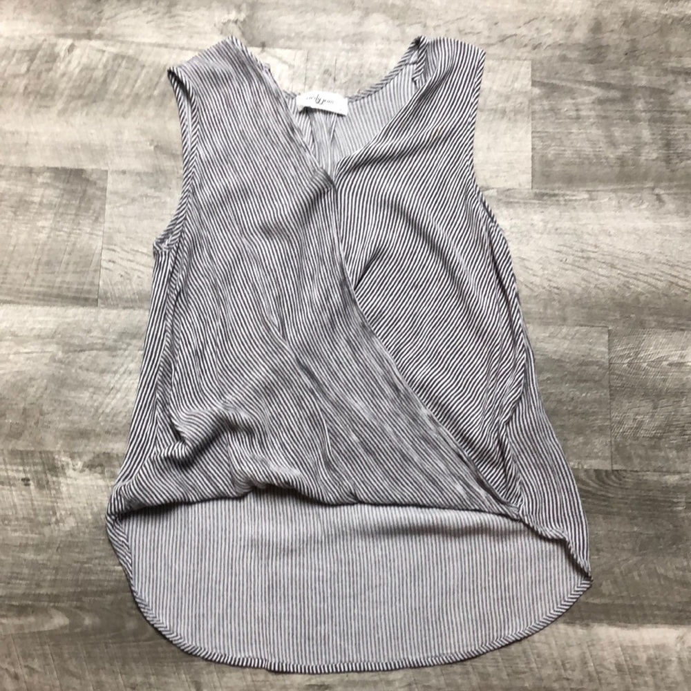 CJLA striped tank top